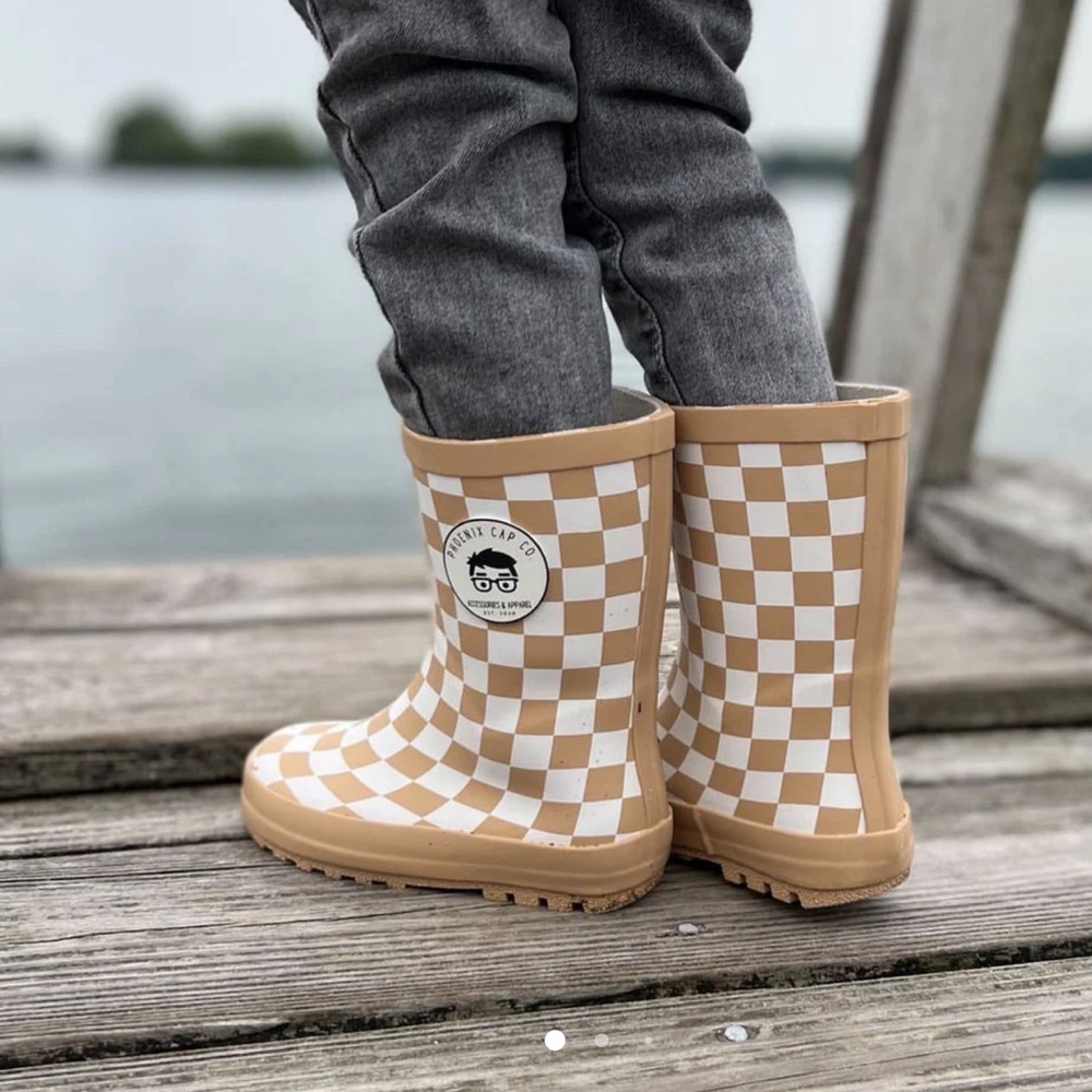 Phoenix & co Checkerboard | Children's Rain Boot